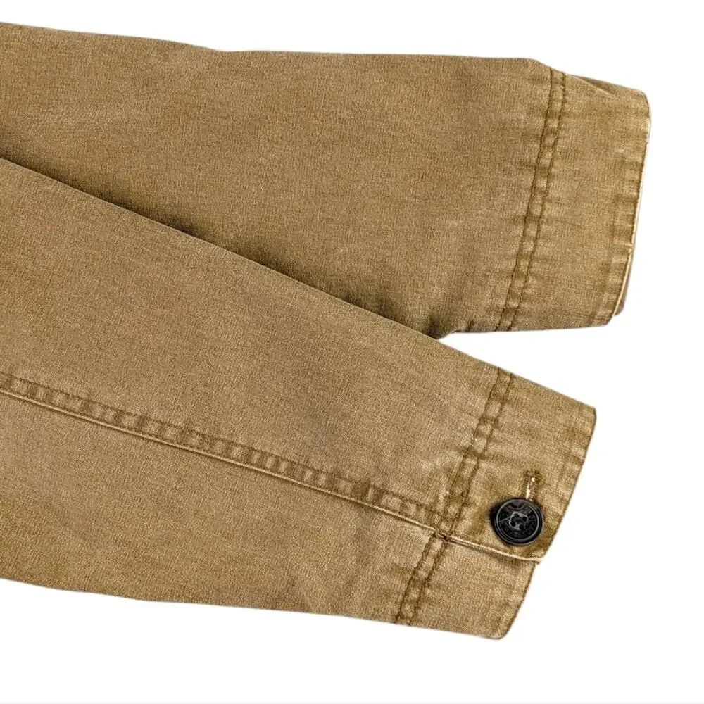 Levi’s Canvas Barn Coat Chore Jacket Flannel Lined Corduroy Collar Men’s L  F319